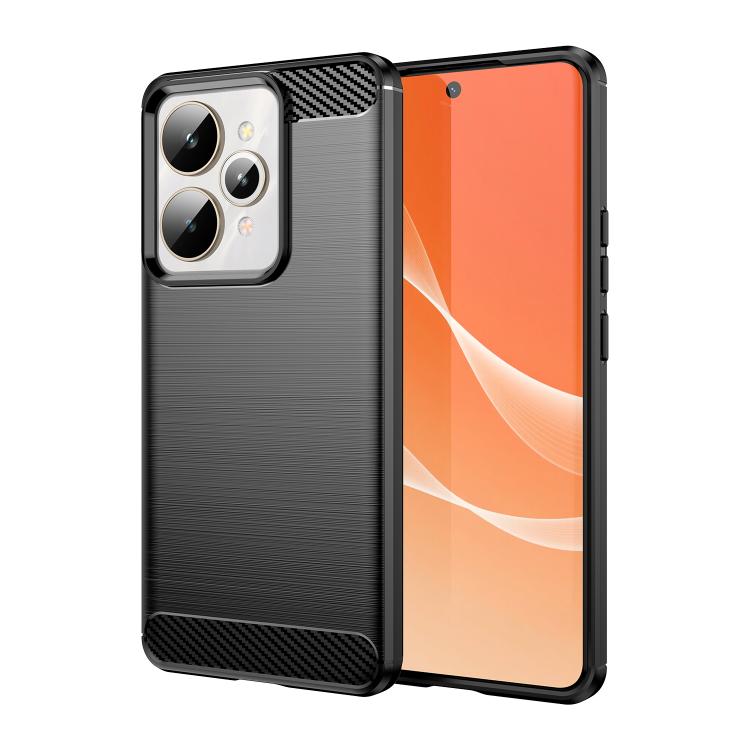 Carbon Fiber Brushed Texture TPU Phone Case, For Realme 15 Pro 5G, For Realme 15 5G, For Realme V70S, For Realme V70, For Realme C75x, For Realme 14x India, For Realme 14x 5G, For Realme V60 Pro