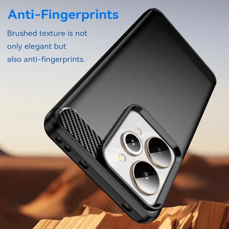 Carbon Fiber Brushed Texture TPU Phone Case, For Realme 15 Pro 5G, For Realme 15 5G, For Realme V70S, For Realme V70, For Realme C75x, For Realme 14x India, For Realme 14x 5G, For Realme V60 Pro