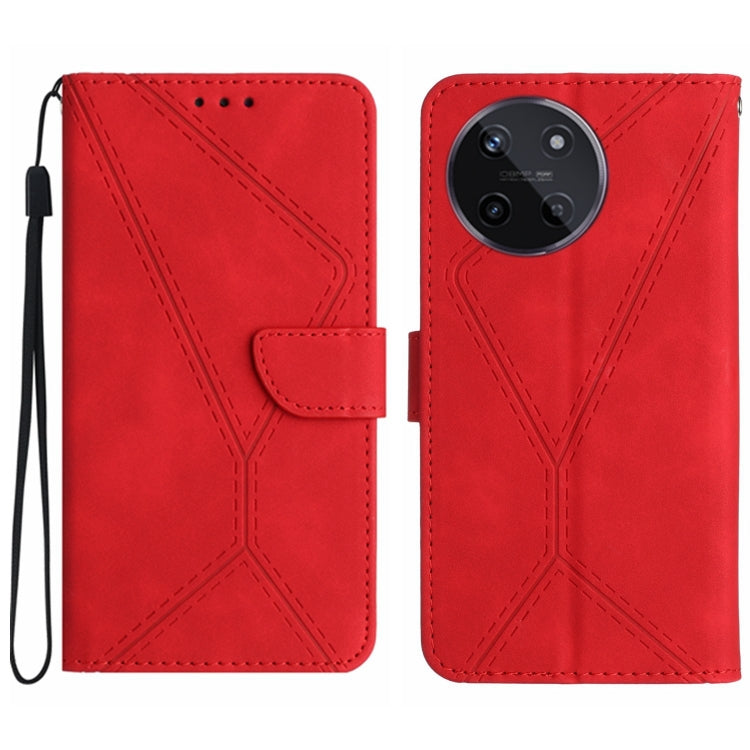 Stitching Embossed Leather Phone Case, For Realme 11 5G Global, For Realme C53, For Realme 11 4G Global, For Realme C65 4G