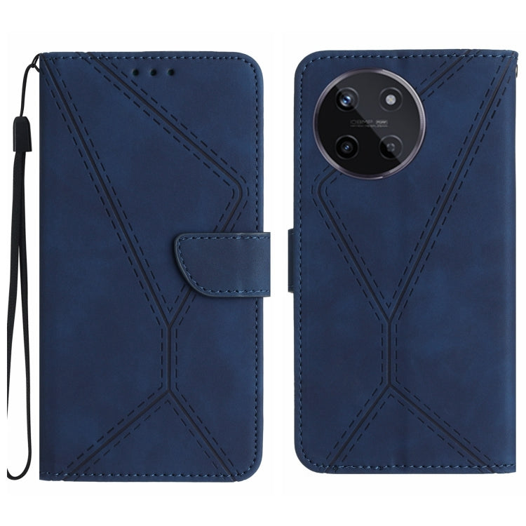 Stitching Embossed Leather Phone Case, For Realme 11 5G Global, For Realme C53, For Realme 11 4G Global, For Realme C65 4G