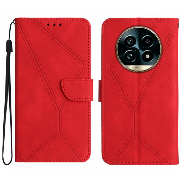 Stitching Embossed Leather Phone Case, For Realme 13+ 5G Global, For Realme 13 Pro 5G / 13 Pro+ 5G, For Realme C63 4G Global/ C61, For Realme C63 5G