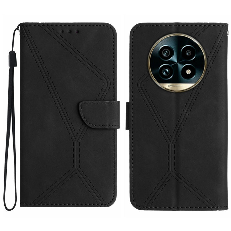 Stitching Embossed Leather Phone Case, For Realme 13+ 5G Global, For Realme 13 Pro 5G / 13 Pro+ 5G, For Realme C63 4G Global/ C61, For Realme C63 5G