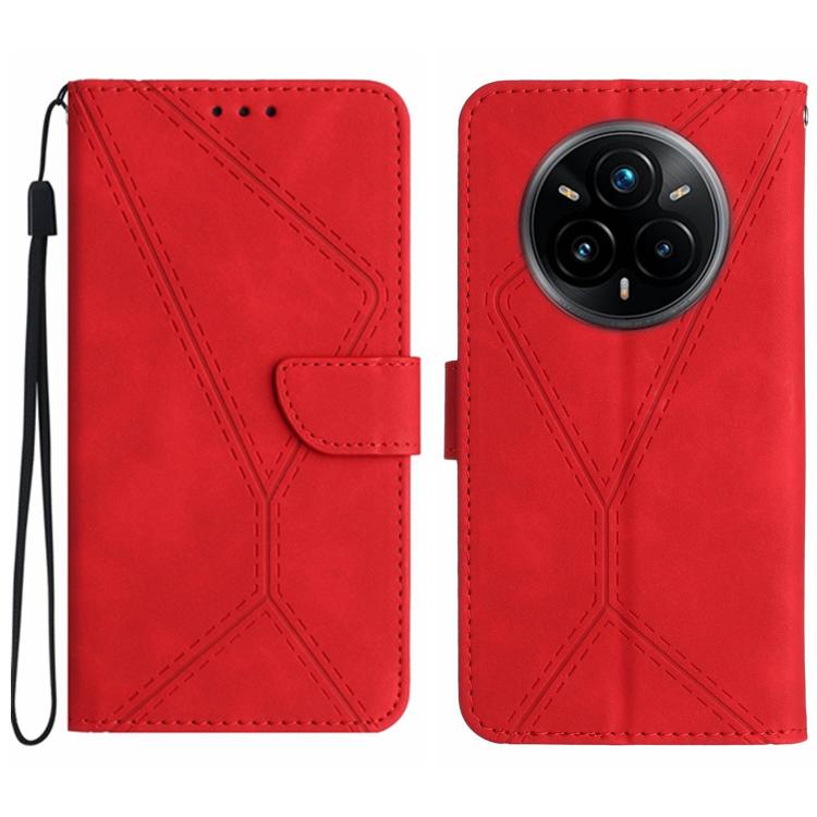 Stitching Embossed Leather Phone Case, For Realme 14 5G Global / P3 5G Global, For Realme P3 Pro 5G Global, For Realme 14 Pro+ 5G, For Realme C75 4G