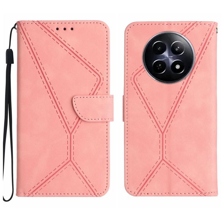 Stitching Embossed Leather Phone Case, For Realme 13+ 5G Global, For Realme 13 Pro 5G / 13 Pro+ 5G, For Realme C63 4G Global/ C61, For Realme C63 5G
