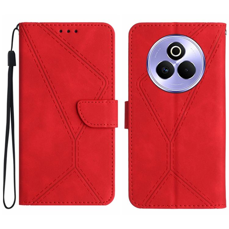 Stitching Embossed Leather Phone Case, For Realme 14 5G Global / P3 5G Global, For Realme P3 Pro 5G Global, For Realme 14 Pro+ 5G, For Realme C75 4G