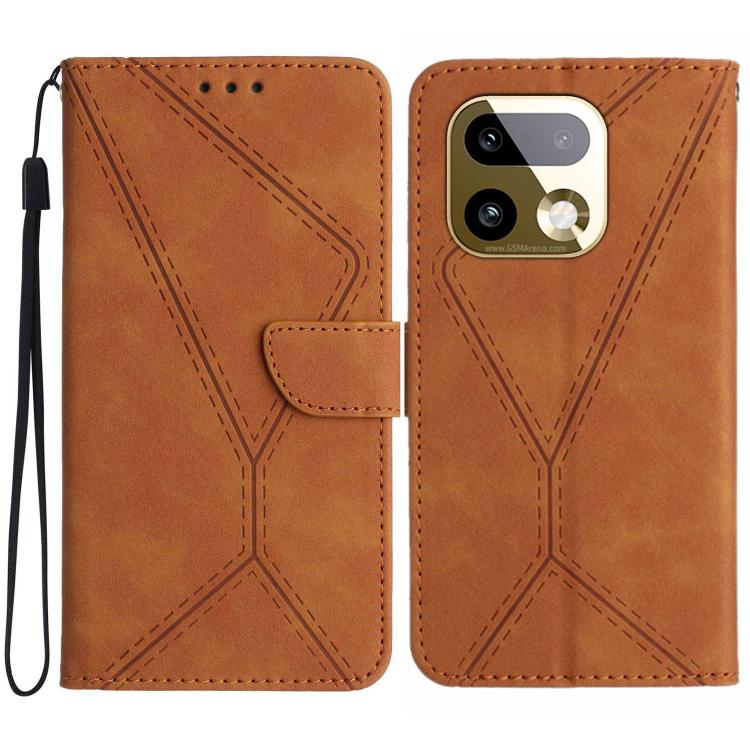 Stitching Embossed Leather Phone Case, For Realme C83 5G, For Realme 16 Pro+ 5G, For Realme C85 5G, For Realme C85 Pro 4G