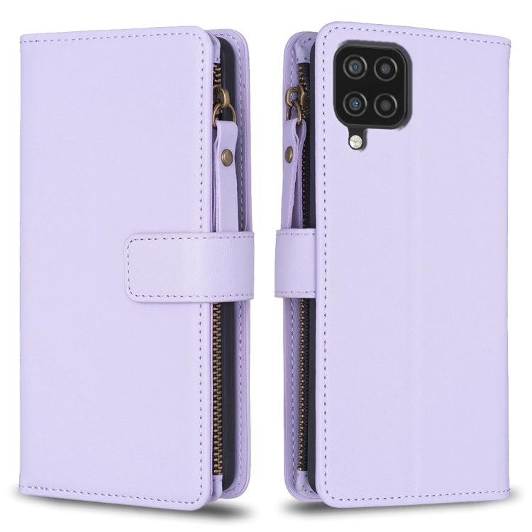 9 Card Slots Zipper Wallet Leather Flip Phone Case, For Samsung Galaxy A12, For Samsung Galaxy A42 5G, For Samsung Galaxy A31, For Samsung Galaxy S20 Ultra