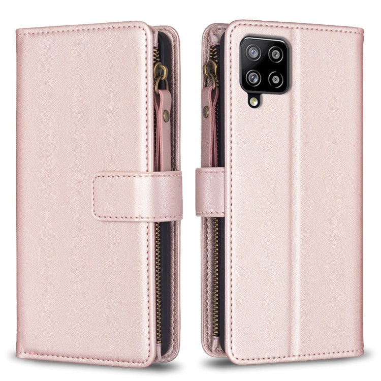 9 Card Slots Zipper Wallet Leather Flip Phone Case, For Samsung Galaxy A12, For Samsung Galaxy A42 5G, For Samsung Galaxy A31, For Samsung Galaxy S20 Ultra