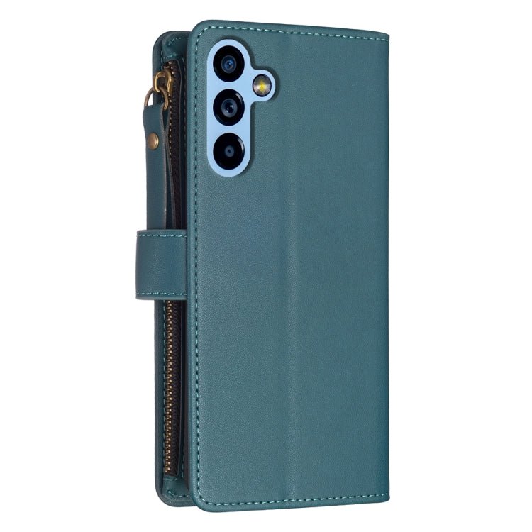 9 Card Slots Zipper Wallet Leather Flip Phone Case, For Samsung Galaxy A54 5G, For Samsung Galaxy S23 Ultra 5G, For Samsung Galaxy S23 5G, For Samsung Galaxy S20 FE