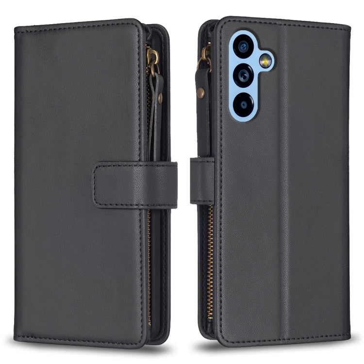 9 Card Slots Zipper Wallet Leather Flip Phone Case, For Samsung Galaxy A54 5G, For Samsung Galaxy S23 Ultra 5G, For Samsung Galaxy S23 5G, For Samsung Galaxy S20 FE