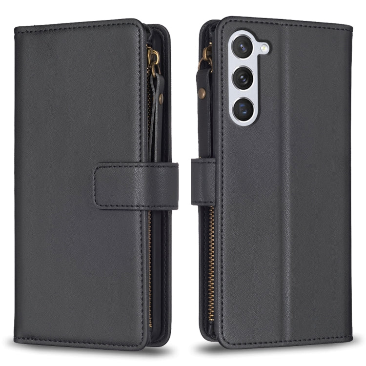 9 Card Slots Zipper Wallet Leather Flip Phone Case, For Samsung Galaxy A54 5G, For Samsung Galaxy S23 Ultra 5G, For Samsung Galaxy S23 5G, For Samsung Galaxy S20 FE