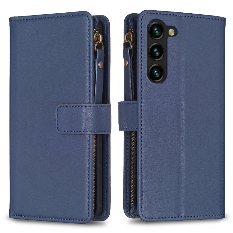 9 Card Slots Zipper Wallet Leather Flip Phone Case, For Samsung Galaxy A14, For Samsung Galaxy S24+ 5G, For Samsung Galaxy A34 5G, For Samsung Galaxy S24 5G