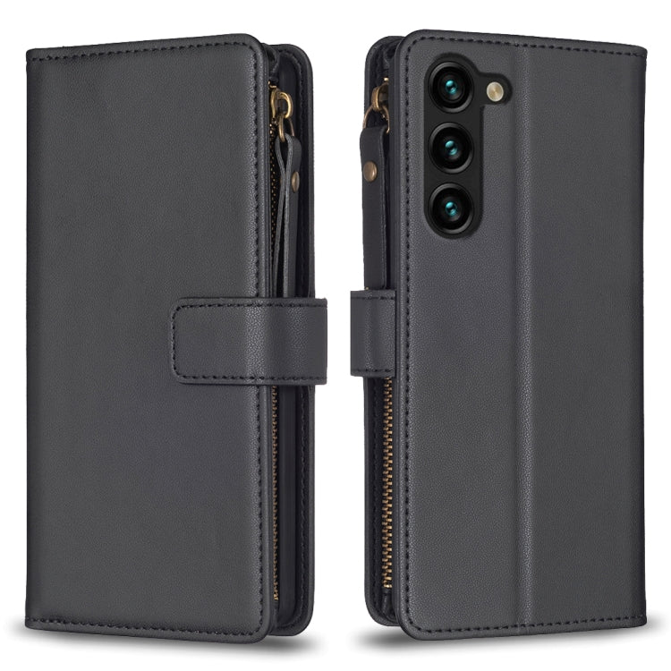 9 Card Slots Zipper Wallet Leather Flip Phone Case, For Samsung Galaxy A14, For Samsung Galaxy S24+ 5G, For Samsung Galaxy A34 5G, For Samsung Galaxy S24 5G