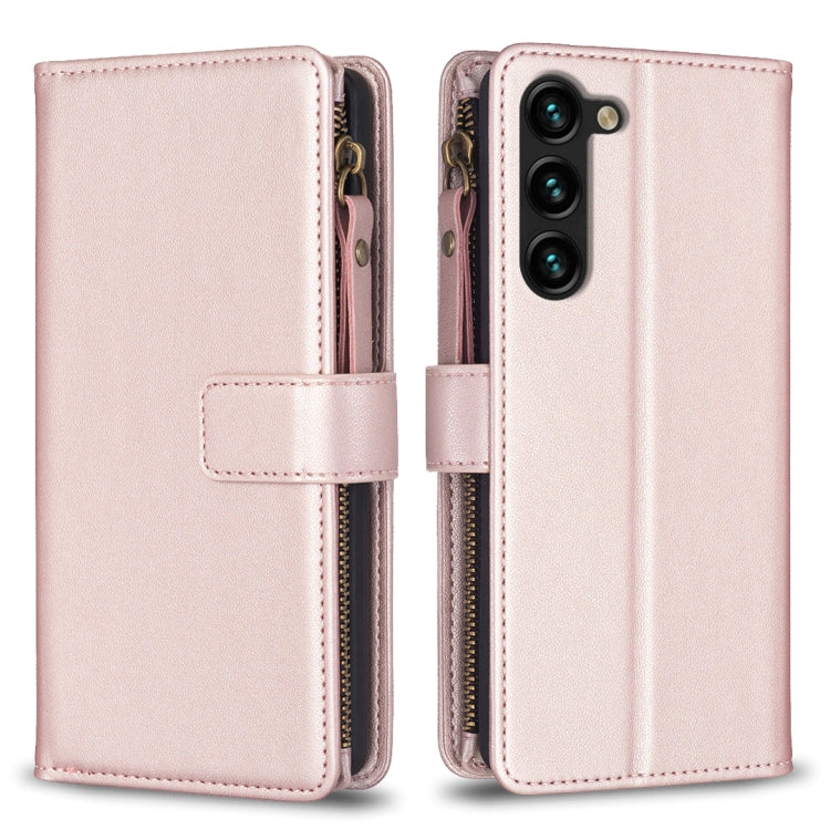 9 Card Slots Zipper Wallet Leather Flip Phone Case, For Samsung Galaxy A14, For Samsung Galaxy S24+ 5G, For Samsung Galaxy A34 5G, For Samsung Galaxy S24 5G