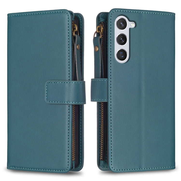 9 Card Slots Zipper Wallet Leather Flip Phone Case, For Samsung Galaxy A14, For Samsung Galaxy S24+ 5G, For Samsung Galaxy A34 5G, For Samsung Galaxy S24 5G