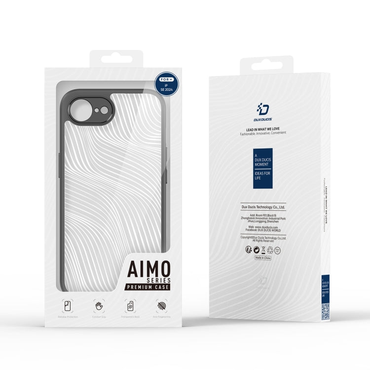 For iPhone 17e / 16e DUX DUCIS Aimo Series  Frosted Feel Phone Case(Black)