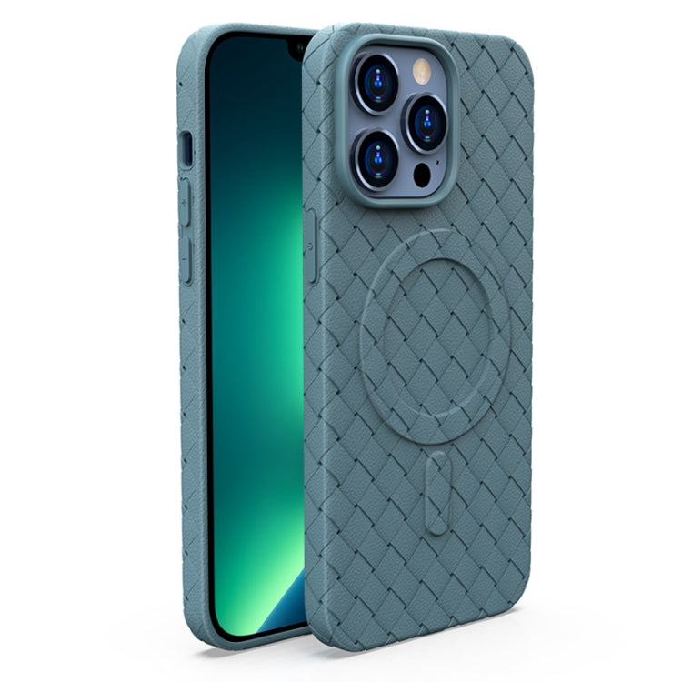 Woven Pattern MagSafe Magnetic Cooling Phone Case, For iPhone 14, For iPhone 14 Pro, For iPhone 14 Pro Max, For iPhone 13 Pro Max