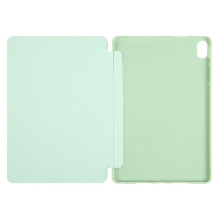 GEBEI 3-folding Holder Shockproof Flip Leather Tablet Case, For Huawei MatePad SE 11, For Huawei MatePad Air 11.5