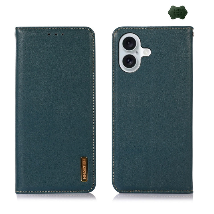 KHAZNEH Nappa Top Layer Cowhide Leather Phone Case, For iPhone 16 Pro, For iPhone 16 Plus, For iPhone 16, For iPhone 15 Pro Max, For iPhone 15 Pro, For iPhone 15 Plus