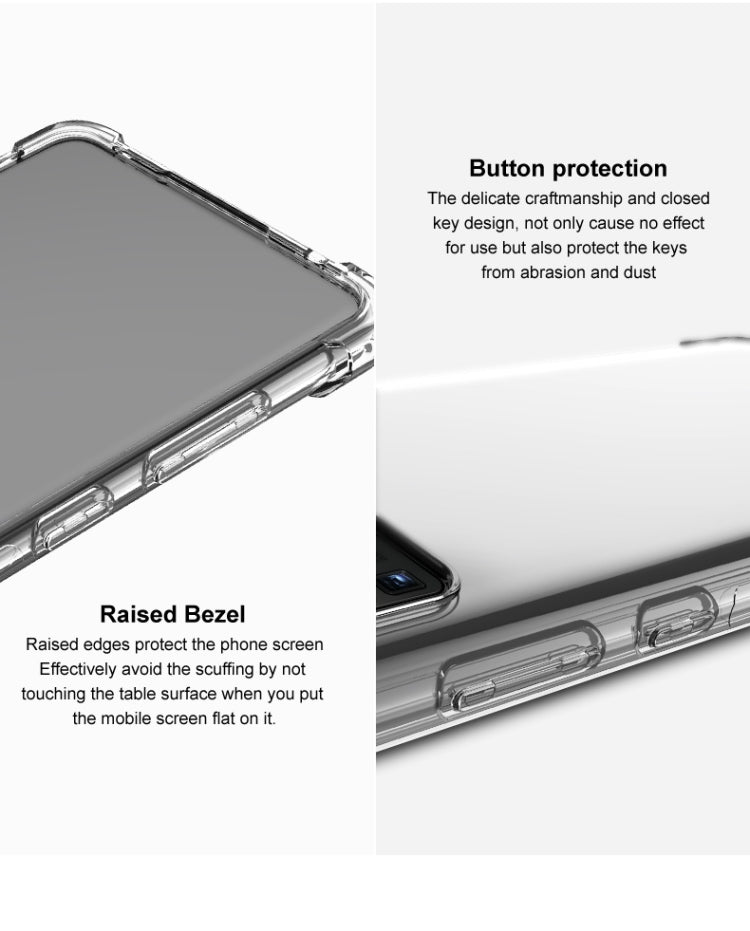 IMAK Full Coverage Shockproof TPU Protective Case, For LG Velvet, For Xiaomi Mi 10 Lite 5G, For Samsung Galaxy A51 5G, For Samsung Galaxy A71 5G, For Samsung Galaxy S20 5G, For Samsung Galaxy S20 Ultra 5G, For Nokia 1.3, For Nokia 5.3