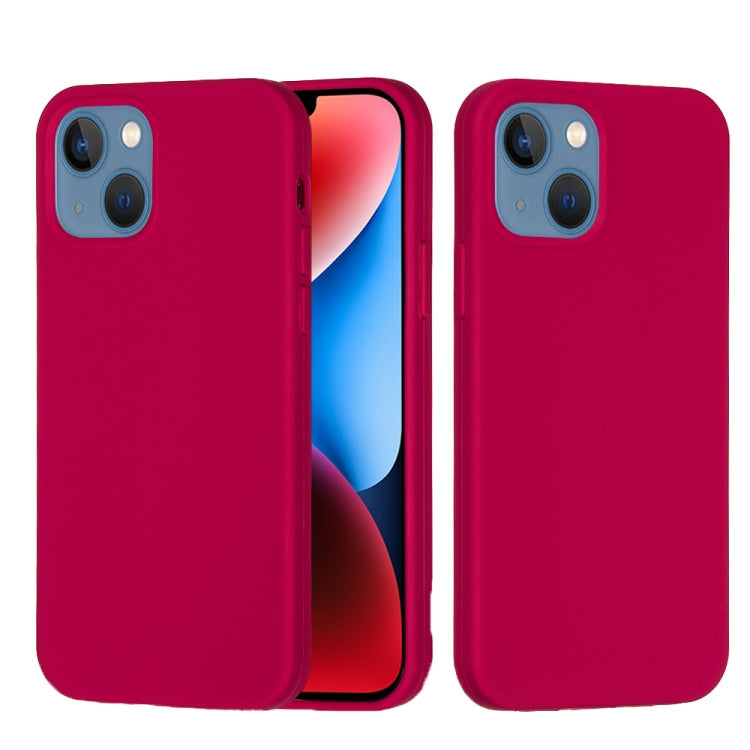 Solid Color Silicone Phone Case, For iPhone 15 Pro, For iPhone 15 Plus