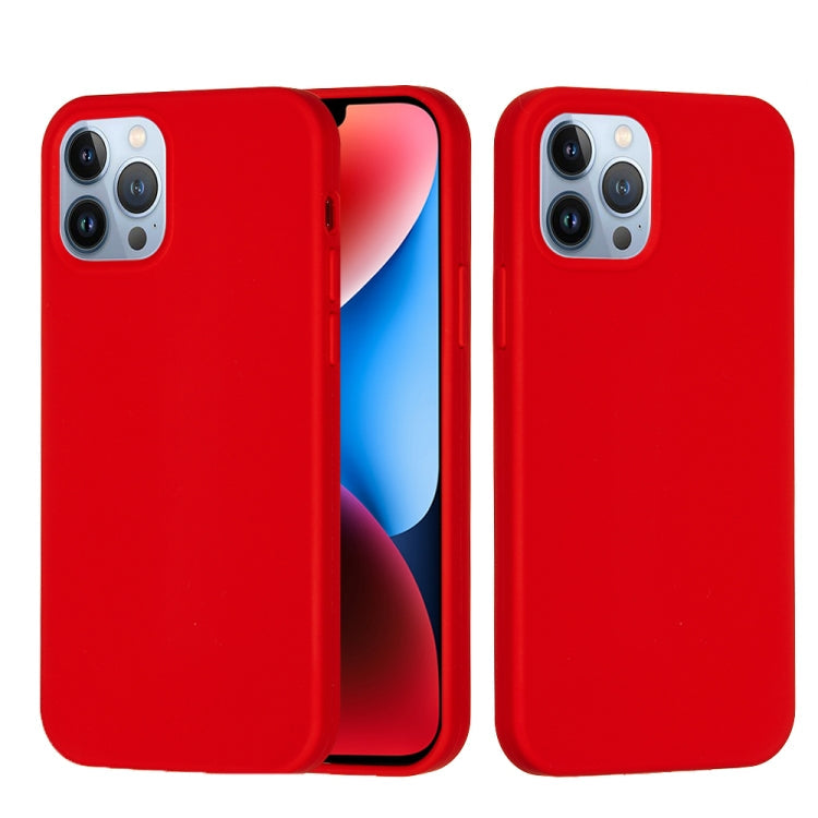 Solid Color Silicone Phone Case, For iPhone 15 Pro, For iPhone 15 Plus