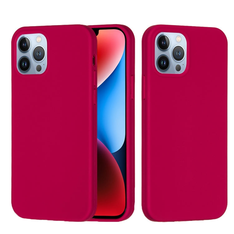 Solid Color Silicone Phone Case, For iPhone 15 Pro, For iPhone 15 Plus