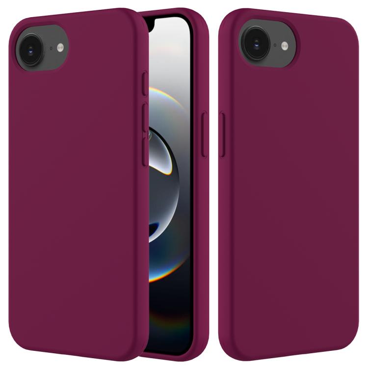 Solid Color Silicone Phone Case, For iPhone 17e / 16e, For iPhone 17 Pro Max