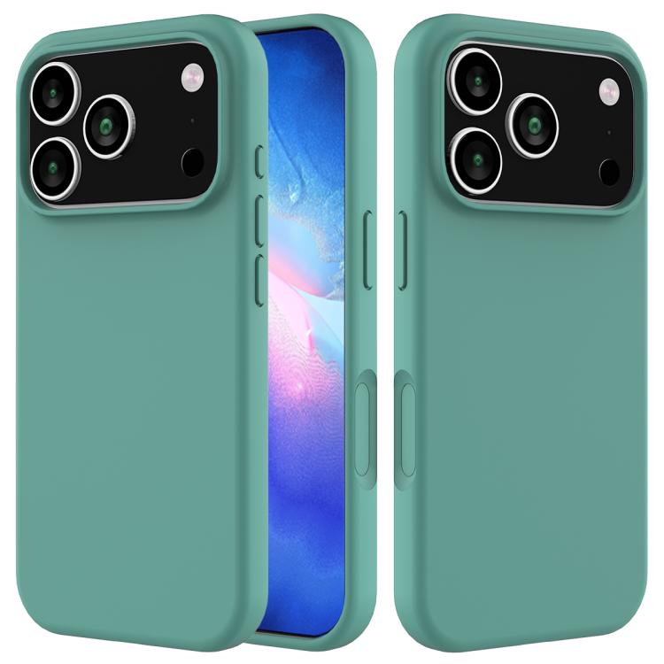 Solid Color Silicone Phone Case, For iPhone 17 Pro, For iPhone 17