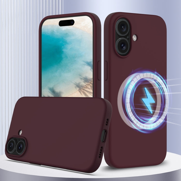 Shockproof Silicone Magsafe Phone Case, For iPhone 16 Pro, For iPhone 16 Plus