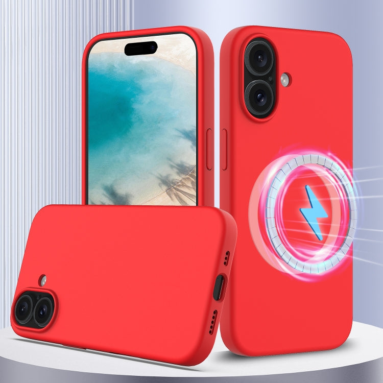 Shockproof Silicone Magsafe Phone Case, For iPhone 16, For iPhone 15 Pro Max