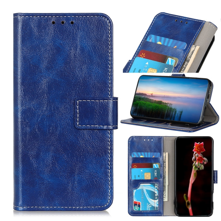 Retro Crazy Horse Texture Horizontal Flip Leather Phone Case, For iPhone 16, For iPhone 15 Pro Max, For iPhone 15 Pro, For iPhone 15 Plus