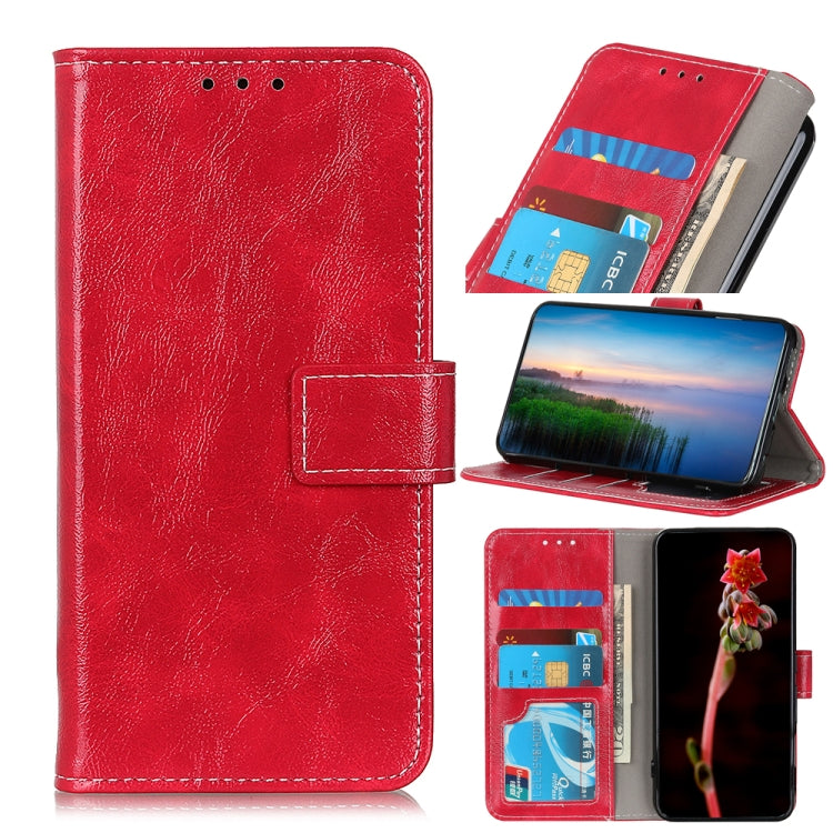 Retro Crazy Horse Texture Horizontal Flip Leather Phone Case, For iPhone 16, For iPhone 15 Pro Max, For iPhone 15 Pro, For iPhone 15 Plus