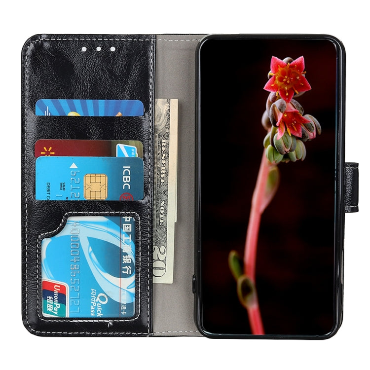 Retro Crazy Horse Texture Horizontal Flip Leather Phone Case, For iPhone 16, For iPhone 15 Pro Max, For iPhone 15 Pro, For iPhone 15 Plus