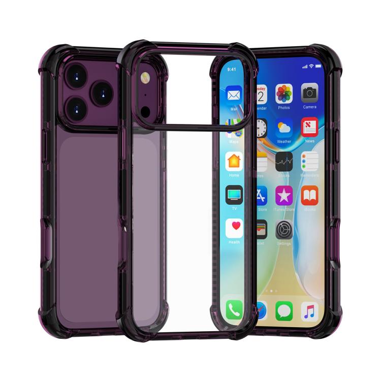Four-corner Shockproof TPU Hybrid Acrylic Phone Case, For iPhone 18 Pro / 17 Pro, For iPhone 18 Pro Max / 17 Pro Max