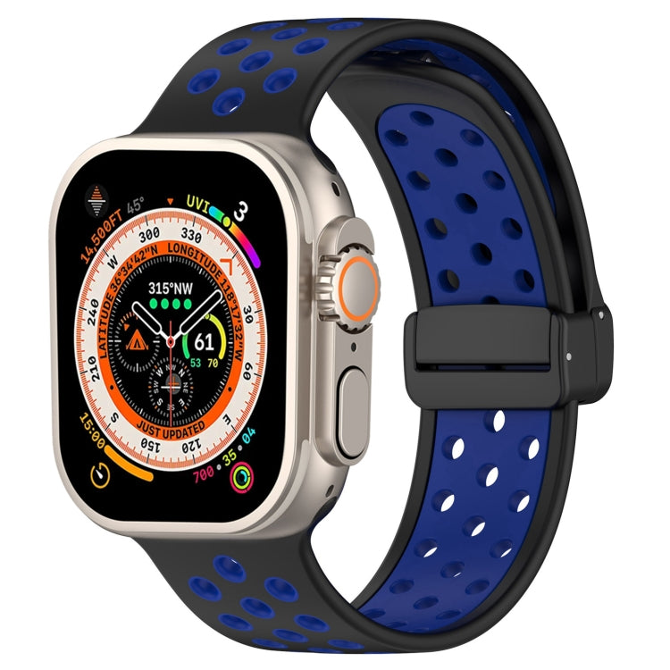 Magnetic Buckle Silicone Watch Band, For Apple Watch Ultra 49mm