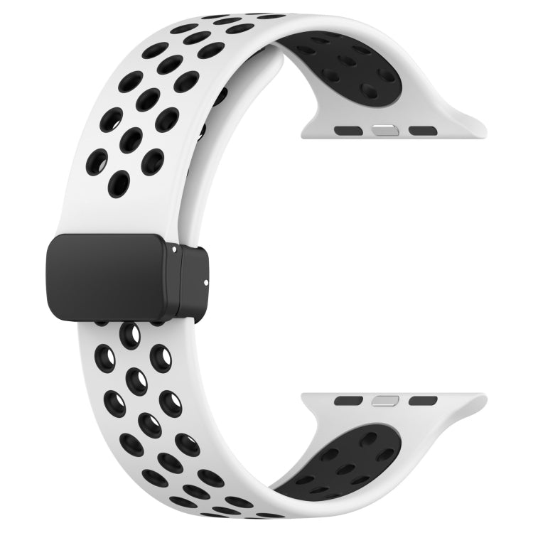 Magnetic Buckle Silicone Watch Band, For Apple Watch SE 44mm