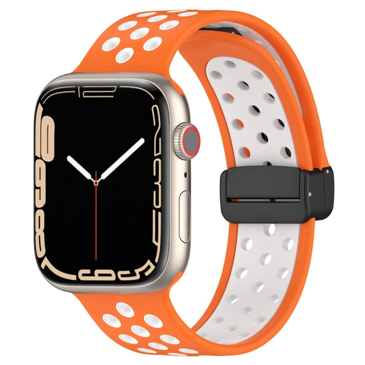 Magnetic Buckle Silicone Watch Band, For Apple Watch SE 44mm
