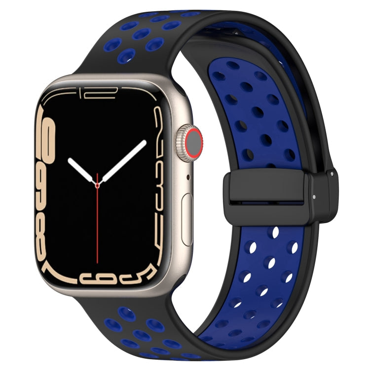 Magnetic Buckle Silicone Watch Band, For Apple Watch SE 44mm