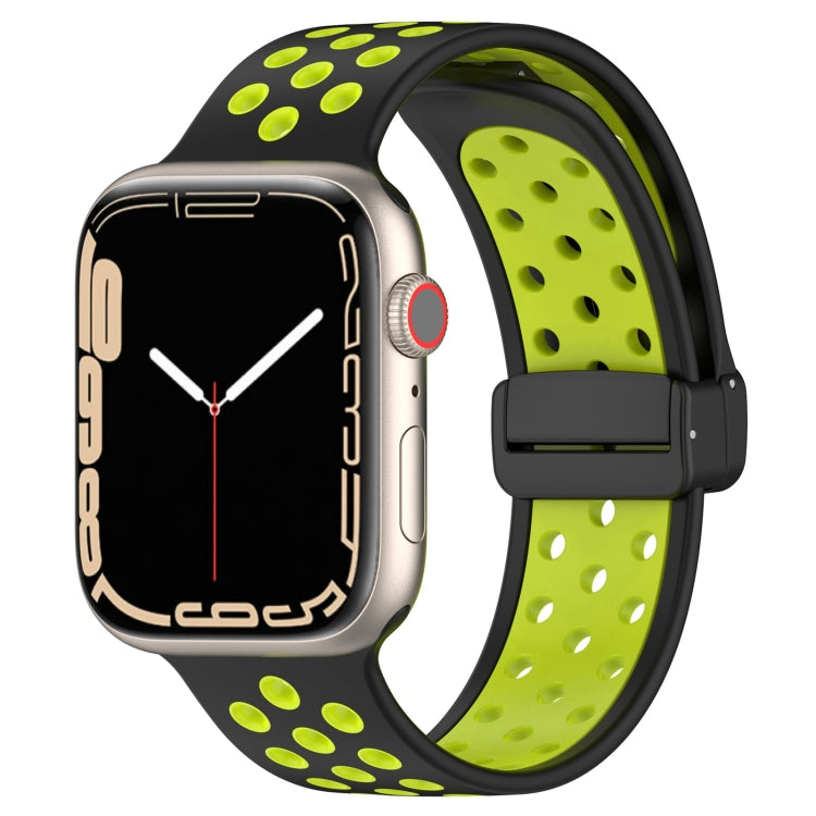 Magnetic Buckle Silicone Watch Band, For Apple Watch SE 44mm