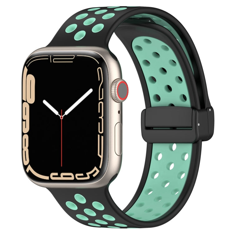 Magnetic Buckle Silicone Watch Band, For Apple Watch SE 44mm