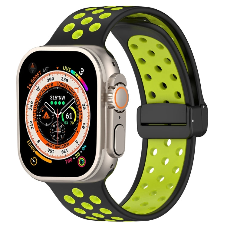 Magnetic Buckle Silicone Watch Band, For Apple Watch Series 9 45mm