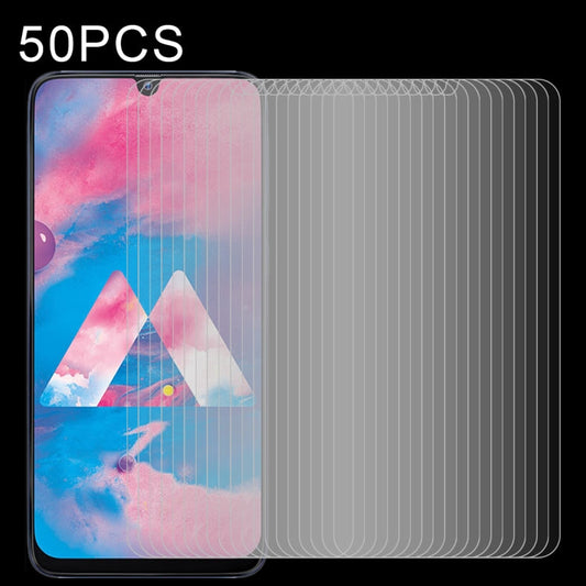 50 PCS Half-screen Transparent Tempered Glass Film, For Samsung Galaxy A40s, For Samsung Galaxy J7 Core, For Huawei nova 5z (50 PCS), For Vivo S1 (50 PCS), For Vivo S1 Pro (50 PCS), For Huawei nova 6 (50 PCS), For Vivo X27 (50 PCS)