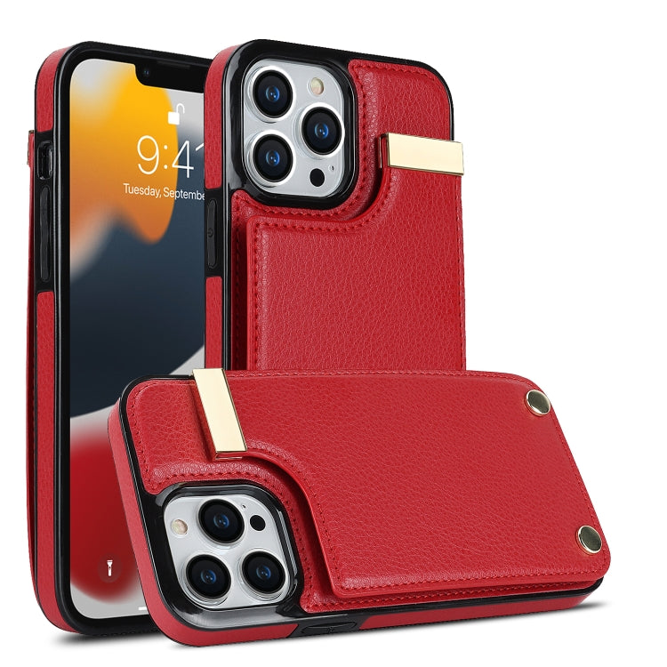 Metal Buckle Card Slots Phone Case, For iPhone 11, For iPhone 11 Pro, For iPhone XS Max, For iPhone 8 Plus / 7 Plus