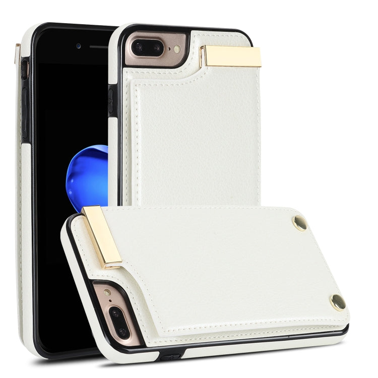 Metal Buckle Card Slots Phone Case, For iPhone 11, For iPhone 11 Pro, For iPhone XS Max, For iPhone 8 Plus / 7 Plus