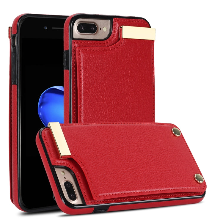 Metal Buckle Card Slots Phone Case, For iPhone 11, For iPhone 11 Pro, For iPhone XS Max, For iPhone 8 Plus / 7 Plus
