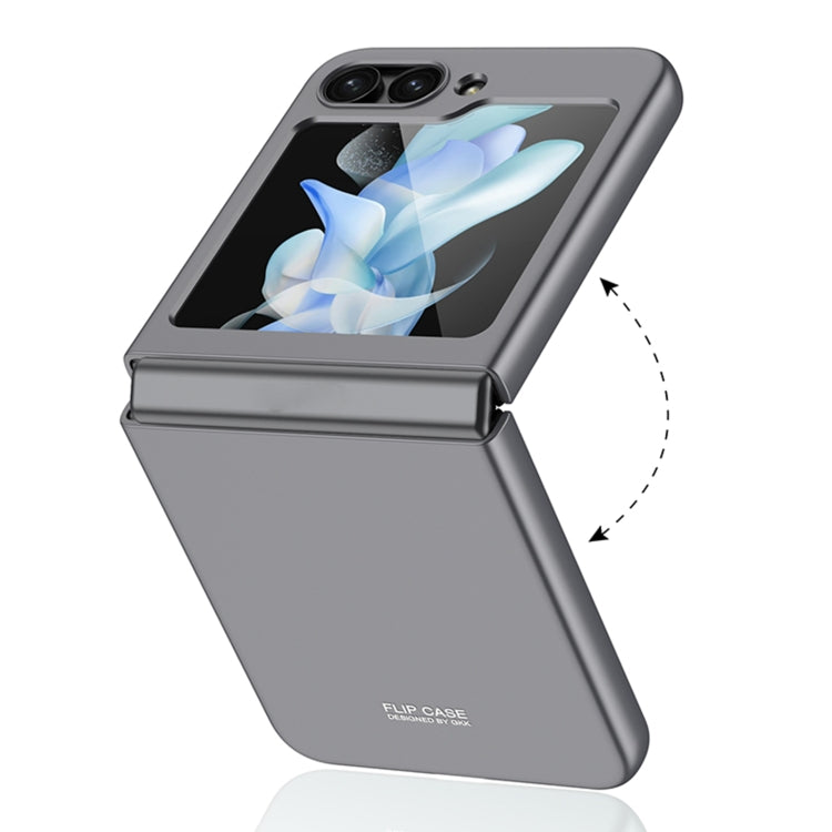 For Samsung Galaxy Z Flip5 GKK Ultra-thin Full Coverage Phone Case(Dream Mirror Purple)