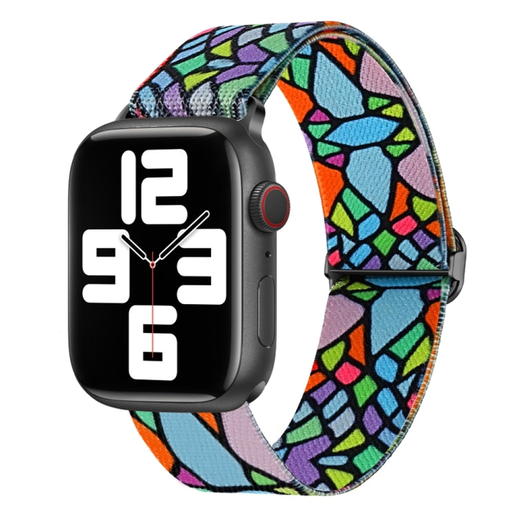 Painted Pattern Nylon Replacement Watch Band, For Apple Watch 4 44mm, For Apple Watch 4 40mm, For Apple Watch 3 38mm