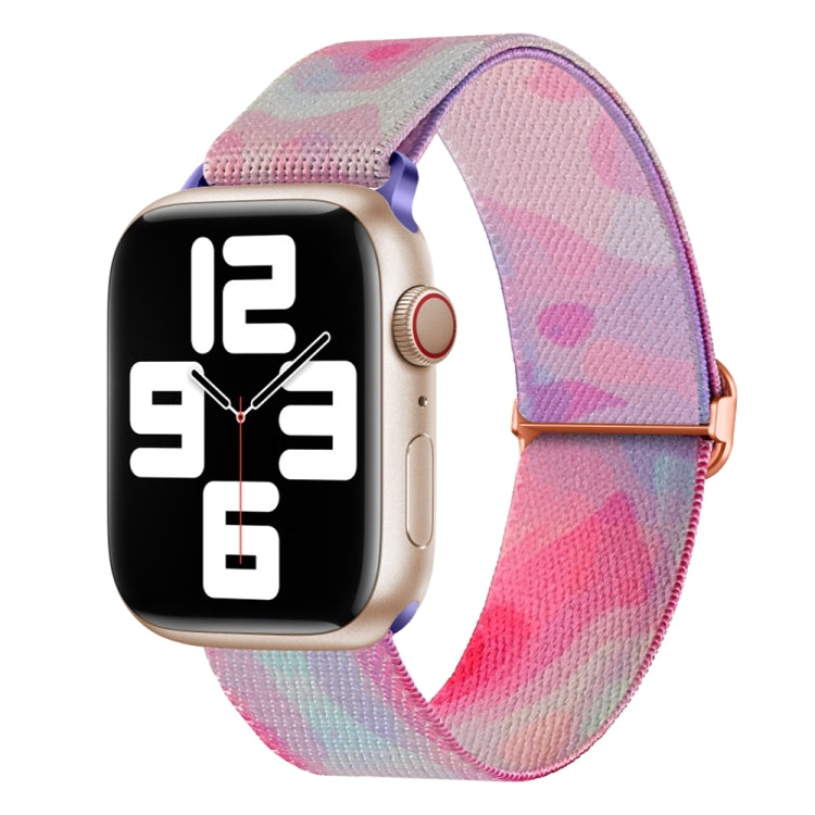Painted Pattern Nylon Replacement Watch Band, For Apple Watch 4 44mm, For Apple Watch 4 40mm, For Apple Watch 3 38mm