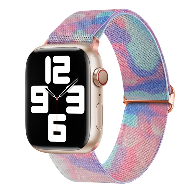 Painted Pattern Nylon Replacement Watch Band, For Apple Watch 4 44mm, For Apple Watch 4 40mm, For Apple Watch 3 38mm